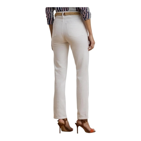 Ralph Lauren High Rise Scinny Crop Women's Jeans 10 - Picture 2 of 7